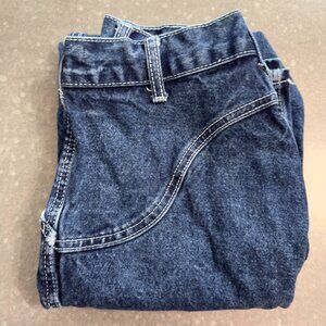 John Galt Dark Blue Straight Leg Jeans
